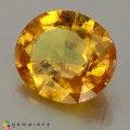 Natural Sapphire 3.36 Carats Yellow Oval 10x9 mm Loose Gemstone - Image 3
