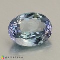 Natural Tanzanite 2.24 Carats Light Blue Oval 9x7 mm Loose Gemstone - Image 1