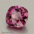 Natural Malaya garnet 1.10 Carats Purplish Pink Antique Cushion 6x6 mm Loose Gemstone - Image 2