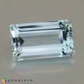 Natural Aquamarine 6.83 Carats Sky Blue Emerald Cut 14x8 mm Loose Gemstone - Image 5