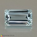 Natural Aquamarine 6.83 Carats Sky Blue Emerald Cut 14x8 mm Loose Gemstone - Image 3