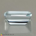 Natural Aquamarine 6.83 Carats Sky Blue Emerald Cut 14x8 mm Loose Gemstone - Image 4