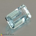 Natural Aquamarine 6.83 Carats Sky Blue Emerald Cut 14x8 mm Loose Gemstone - Image 6