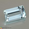 Natural Aquamarine 6.83 Carats Sky Blue Emerald Cut 14x8 mm Loose Gemstone - Image 7