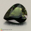 Natural Sapphire 2.52 Carats Intense Green Pear 10x8 mm Loose Gemstone - Image 1
