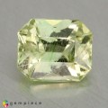 Natural Grossular garnet 1.81 Carats Light Green Yellow Emerald 8x6 mm Loose Gemstone - Image 1