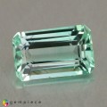 Natural Beryl 0.65 Carats Mint Green Emerald Cut 7x4 mm Loose Gemstone - Image 3