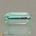 Natural Beryl 0.65 Carats Mint Green Emerald Cut 7x4 mm Loose Gemstone - Image 4