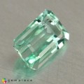 Natural Beryl 0.65 Carats Mint Green Emerald Cut 7x4 mm Loose Gemstone - Image 5