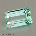 Natural Beryl 0.65 Carats Mint Green Emerald Cut 7x4 mm Loose Gemstone - Image 7