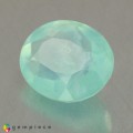 Natural Peru opal 1.58 Carats Aqua Blue Oval 10x8 mm Loose Gemstone - Image 3