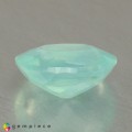 Natural Peru opal 1.58 Carats Aqua Blue Oval 10x8 mm Loose Gemstone - Image 4