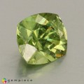 Natural Demantoid garnet 0.81 Carats Green Cushion 6x5 mm Loose Gemstone - Image 2