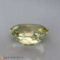 Natural Amblygonite 2.46 Carats Yellow Oval 9x8 mm Loose Gemstone - Image 4