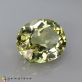 Natural Amblygonite 2.46 Carats Yellow Oval 9x8 mm Loose Gemstone - Image 5