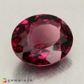 Natural Rhodolite garnet 4.88 Carats Purplish Pink Oval 11x10 mm Loose Gemstone - Image 6