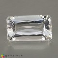 Natural Petalite 6.39 Carats White Emerald Cut 15x9 mm Loose Gemstone - Image 1
