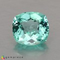 Natural Apatite 1.28 Carats Paraiba Green Antique Cushion 7x6 mm Loose Gemstone - Image 1
