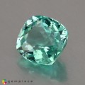 Natural Apatite 1.28 Carats Paraiba Green Antique Cushion 7x6 mm Loose Gemstone - Image 2