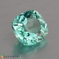 Natural Apatite 1.28 Carats Paraiba Green Antique Cushion 7x6 mm Loose Gemstone - Image 4