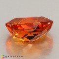 Natural Spessartite garnet 2.60 Carats Mandarin Orange Oval 9x7 mm Loose Gemstone - Image 3