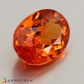 Natural Spessartite garnet 2.60 Carats Mandarin Orange Oval 9x7 mm Loose Gemstone - Image 4