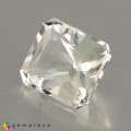 Natural Montebrasite 1.38 Carats White Emerald Cut 7x6 mm Loose Gemstone - Image 4