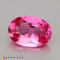 Natural Spinel 0.64 Carats Crimson Pink Oval 7x5 mm Loose Gemstone - Image 2