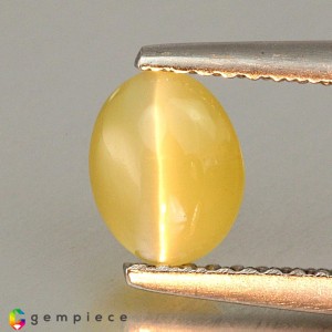 chrysoberyl cats eye  1.15cts - 7x5mm chrysoberyl cats eye  1.15cts - 7x5mm