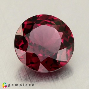 rhodolite garnet  4.59cts - 10x5mm