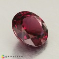 Natural Rhodolite garnet 4.59 Carats Purplish Pink Round 10x5 mm Loose Gemstone - Image 4