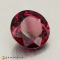Natural Rhodolite garnet 4.59 Carats Purplish Pink Round 10x5 mm Loose Gemstone - Image 6