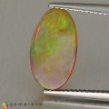 Natural Opal 2.17 Carats Rainbow Oval Cabochon 16x9 mm Loose Gemstone - Image 2
