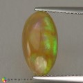 Natural Opal 2.17 Carats Rainbow Oval Cabochon 16x9 mm Loose Gemstone - Image 3