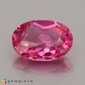 Natural Spinel 0.69 Carats Hot Pink Oval 7x5 mm Loose Gemstone - Image 1