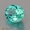 Natural Apatite 1.61 Carats Paraiba Blue Green Oval 8x7 mm Loose Gemstone - Image 2