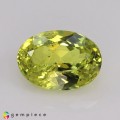 Natural Chrysoberyl 3.41 Carats Canary Yellow Oval 11x8 mm Loose Gemstone - Image 2