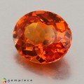 Natural Spessartite garnet 1.88 Carats Fanta Orange Oval 8x7 mm Loose Gemstone - Image 4