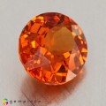 Natural Spessartite garnet 1.88 Carats Fanta Orange Oval 8x7 mm Loose Gemstone - Image 6