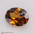 Natural Zircon 5.83 Carats Imperial Brown Oval 12x9 mm Loose Gemstone - Image 3