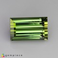 Natural Tourmaline 5.30 Carats Green Baguette 12x7 mm Loose Gemstone - Image 1