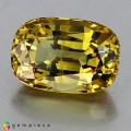 Natural Zircon 4.59 Carats Yellow Cushion 11x8 mm Loose Gemstone - Image 2