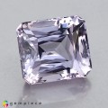 Natural Apatite 9.34 Carats Very Light Purple Emerald Cut 12x11 mm Loose Gemstone - Image 4