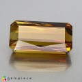 Natural Andradite garnet 6.22 Carats Honey Brown Yellow Emerald Cut 13x7 mm Loose Gemstone - Image 2