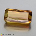 Natural Andradite garnet 6.22 Carats Honey Brown Yellow Emerald Cut 13x7 mm Loose Gemstone - Image 4