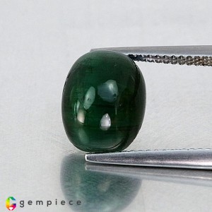 tourmaline cats eye  6.57cts - 12x9mm