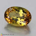 Natural Tourmaline 5.24 Carats Honey Yellow Oval 13x9 mm Loose Gemstone - Image 3