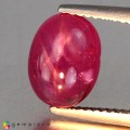 Natural Star ruby 5.08 Carats Purplish Pink Oval Cabochon 10x8 mm Loose Gemstone - Image 2