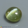 Natural Chrysoberyl cats eye 1.76 Carats Honey Yellow Round Cabochon 7x4 mm Loose Gemstone - Image 6