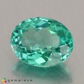Natural Apatite 1.72 Carats Paraiba Blue Green Oval 8x7 mm Loose Gemstone - Image 2